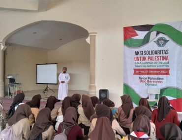 Aksi Bela Palestina SMA AL-Irsyad Cipanas